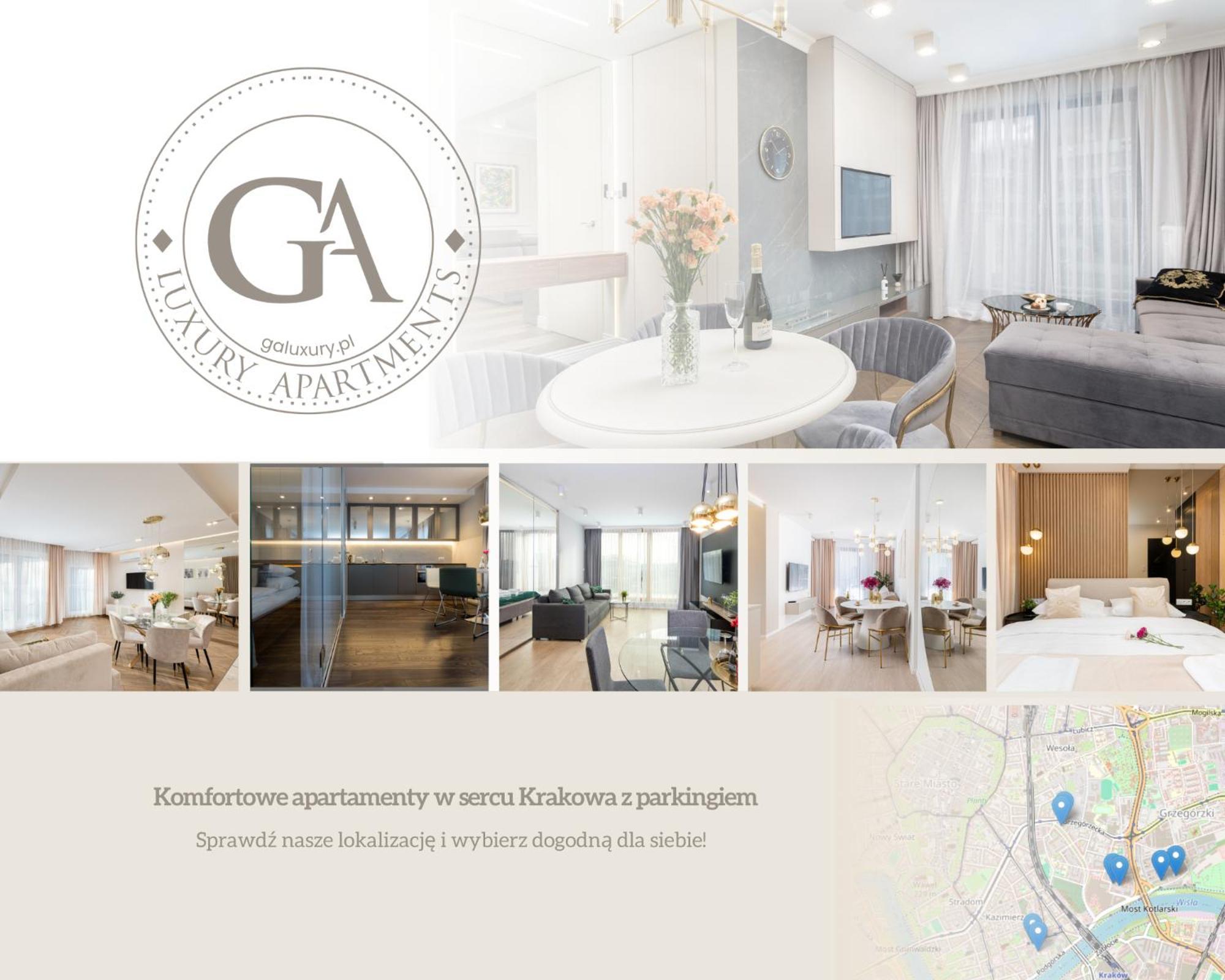 Ga Luxury Apartments M45 Krakow Bagian luar foto